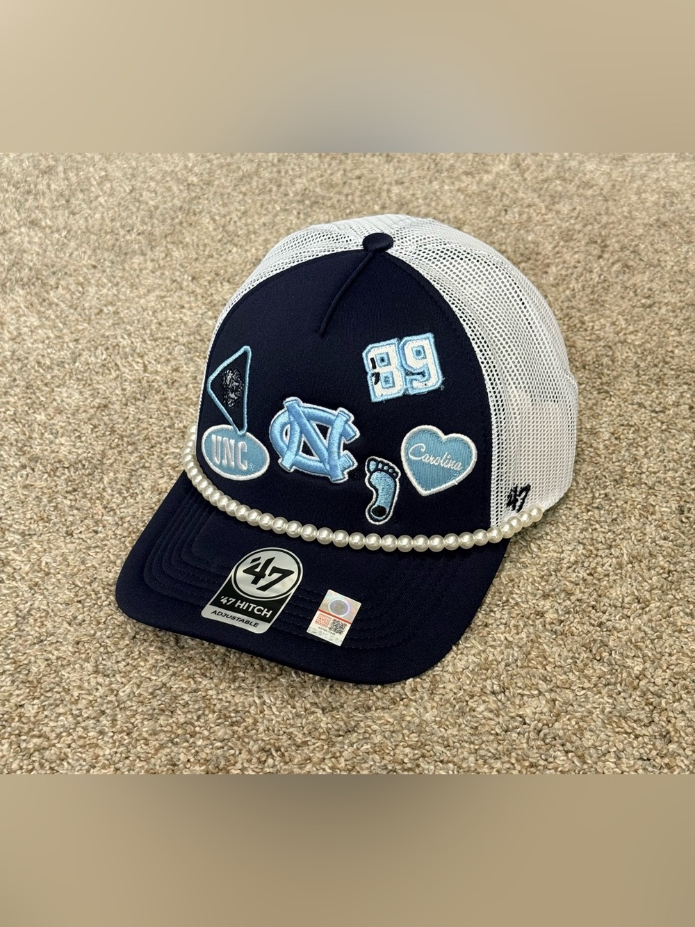 NEW 47 Brand North Carolina Tar Heels UNC Rally On ’47 Hitch Fm Foam Front Hat